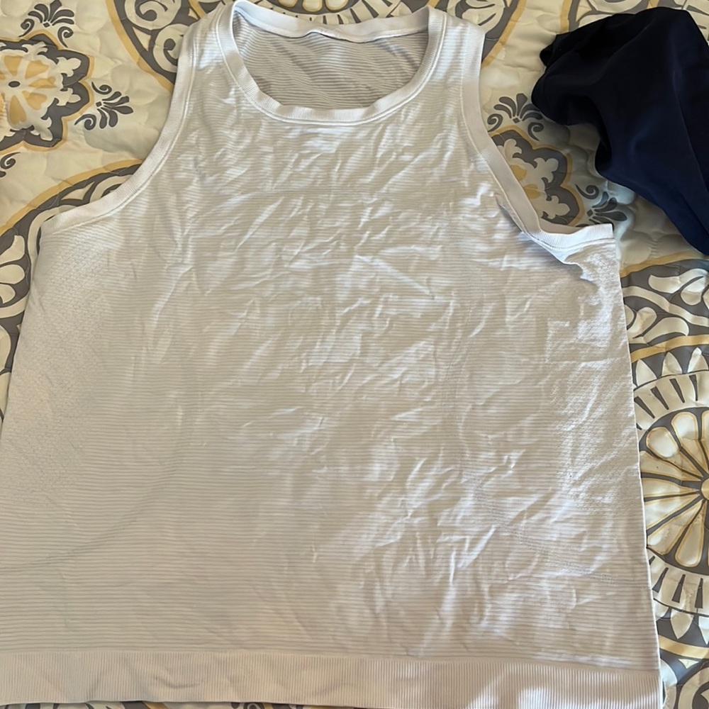 White lulu lemon tank